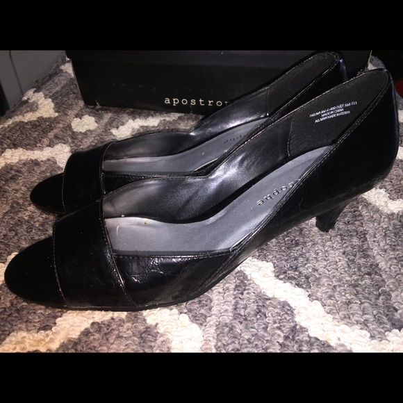 Apostrophe Shoes New Apostrophe Thelma Black Heels Size8